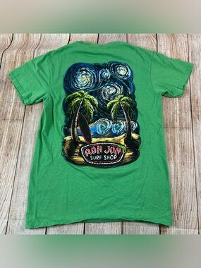 Ron Jon Surf Shop Cozumel Green T Shirt Size Small